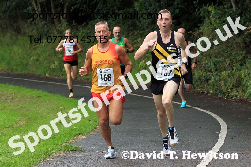 Womens and Mens Over-50s 2023 Sunderland 5k Road Race, July 20th.  Photo: David T. Hewitson/Sports for All Pics